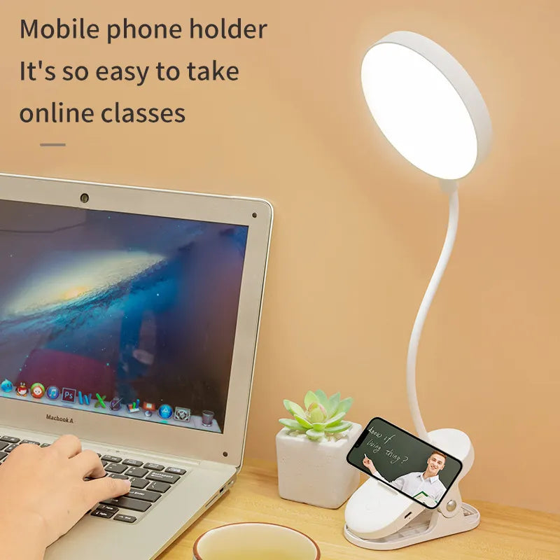 Clip-on/Stand-up Desk Lamp